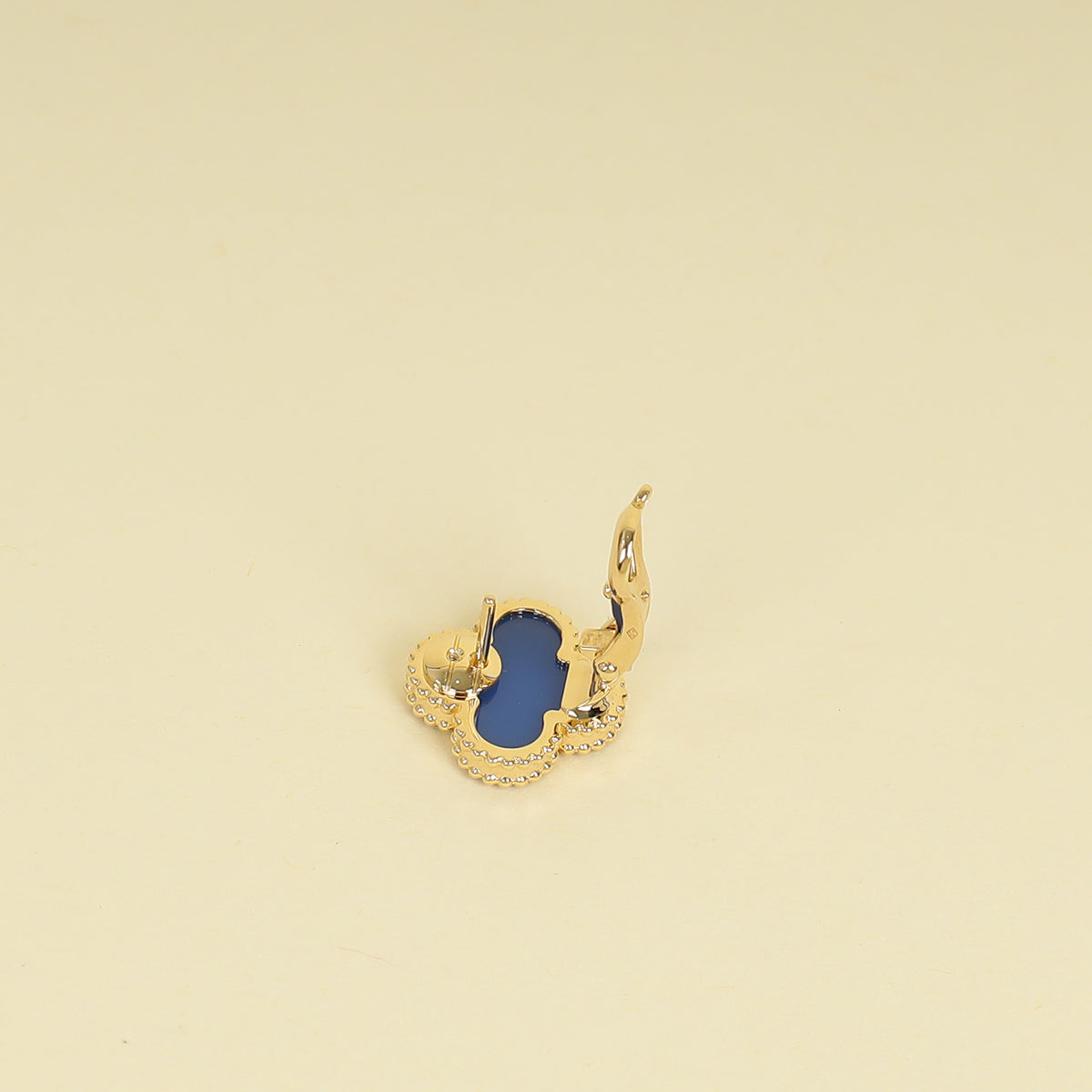 Van Cleef & Arpels 18K Yellow Gold Vintage Alhambra Earrings