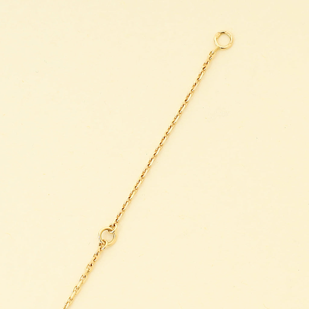 Van Cleef & Arpels 18K Yellow Gold Vintage Alhambra MOP Pendant Necklace