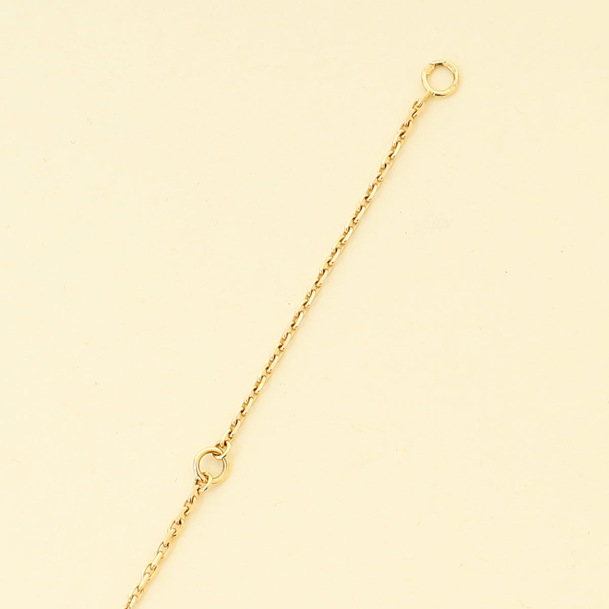 Van Cleef & Arpels 18K Yellow Gold Vintage Alhambra MOP Pendant Necklace