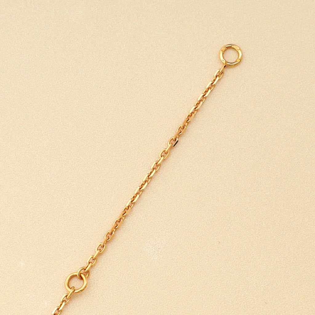 Van Cleef & Arpels 18K Rose Gold Diamond Obsidian Vintage Alhambra 2023 Holiday Pendant Necklace