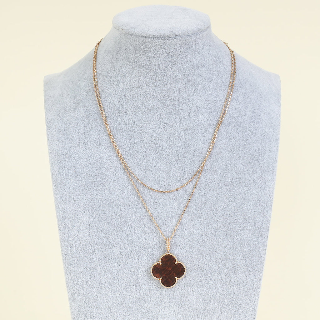 Van Cleef & Arpels 18K Pink Gold Magic Alhambra Necklace