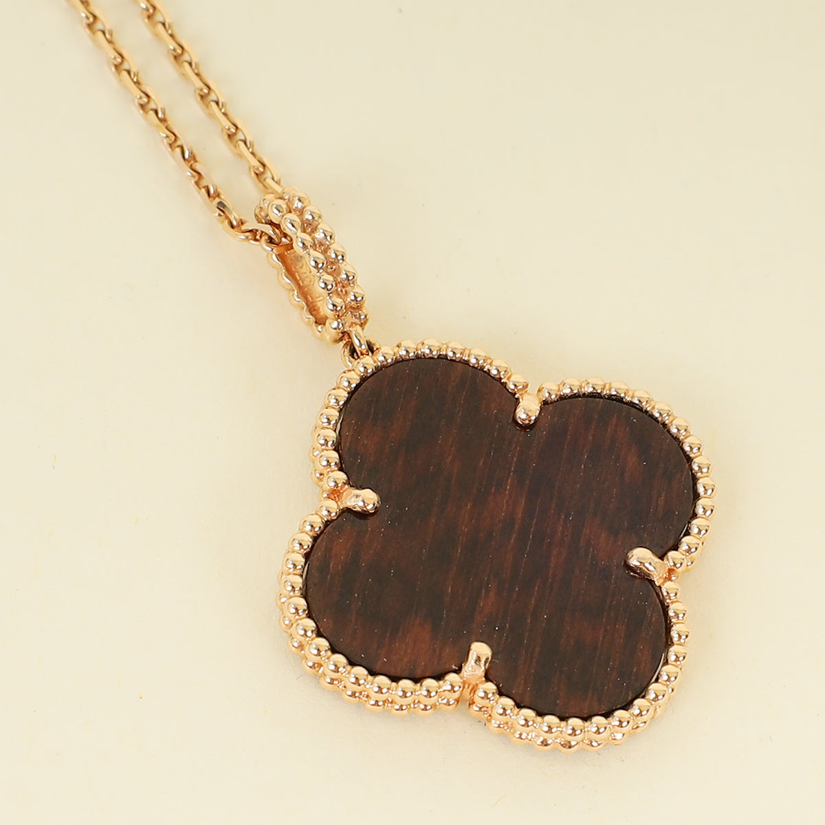 Van Cleef & Arpels 18K Pink Gold Magic Alhambra Necklace