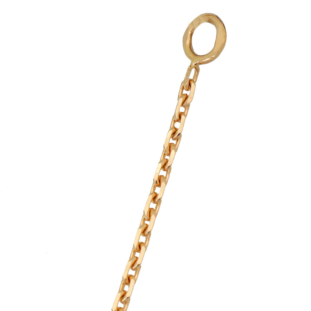 Van Cleef & Arpels 18K Rose Gold Diamond Silver Obsidian Holiday Pendant Necklace