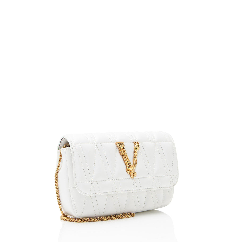 Versace Calfskin Virtus Mini Bag