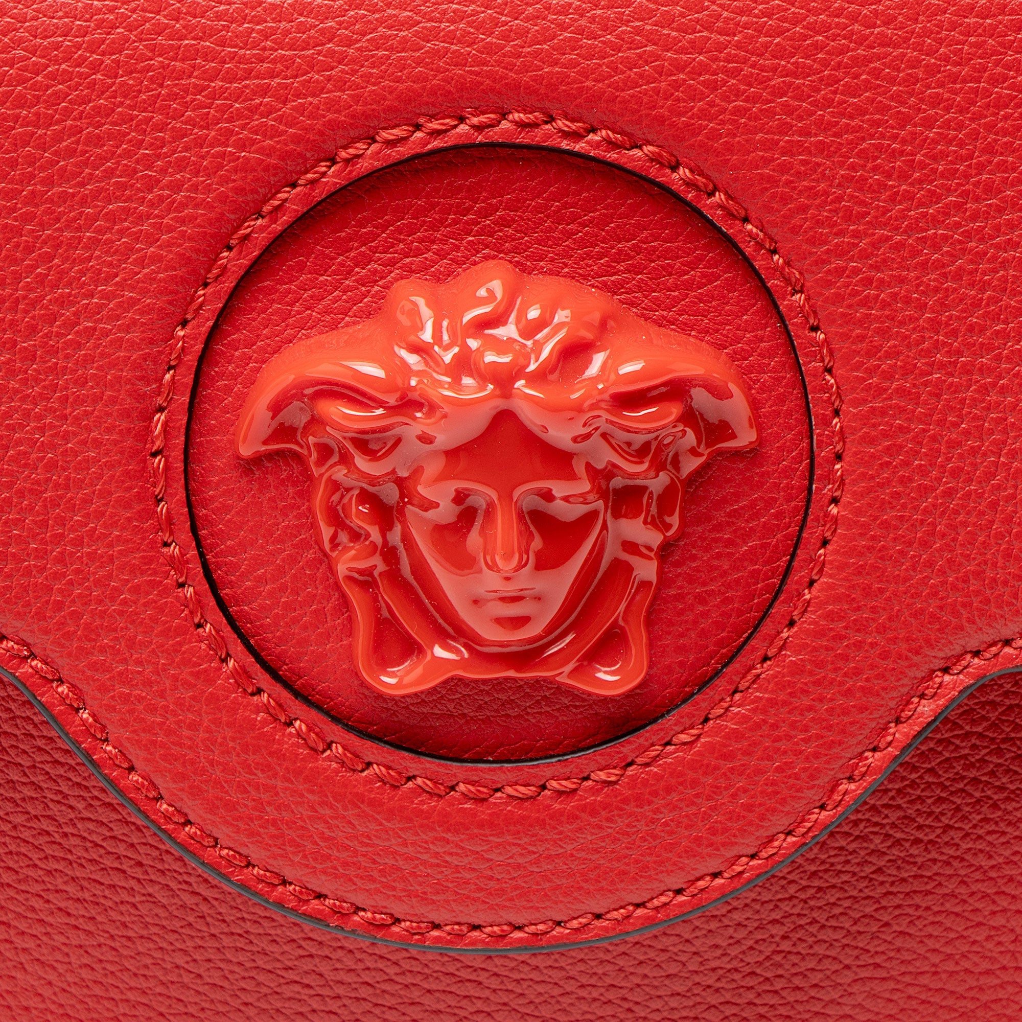 Versace Calfskin La Medusa Small Top Handle