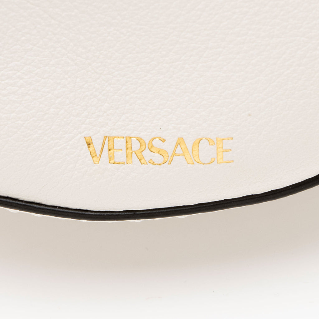 Versace Calfskin Medusa Round Crossbody
