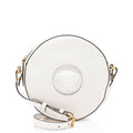 Versace Calfskin Medusa Round Crossbody