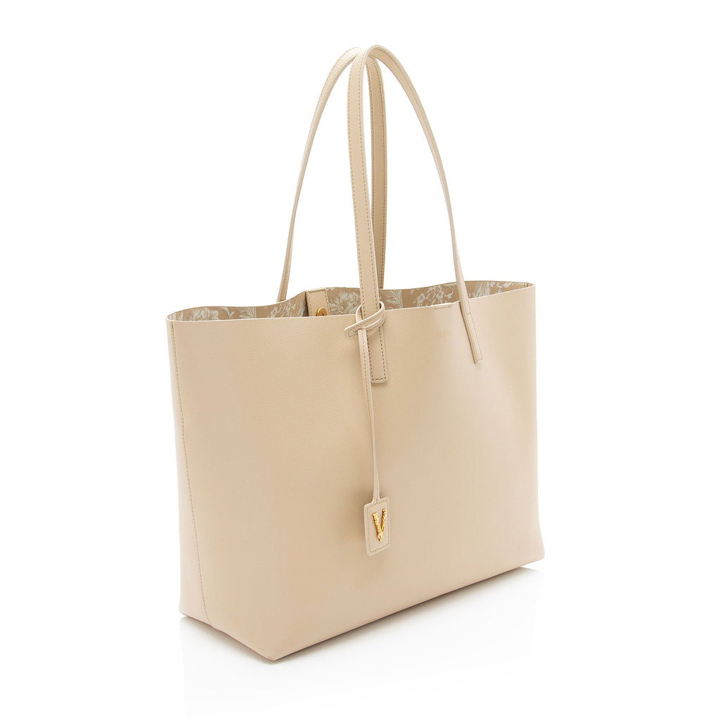 Versace Calfskin Virtus Shopping Tote