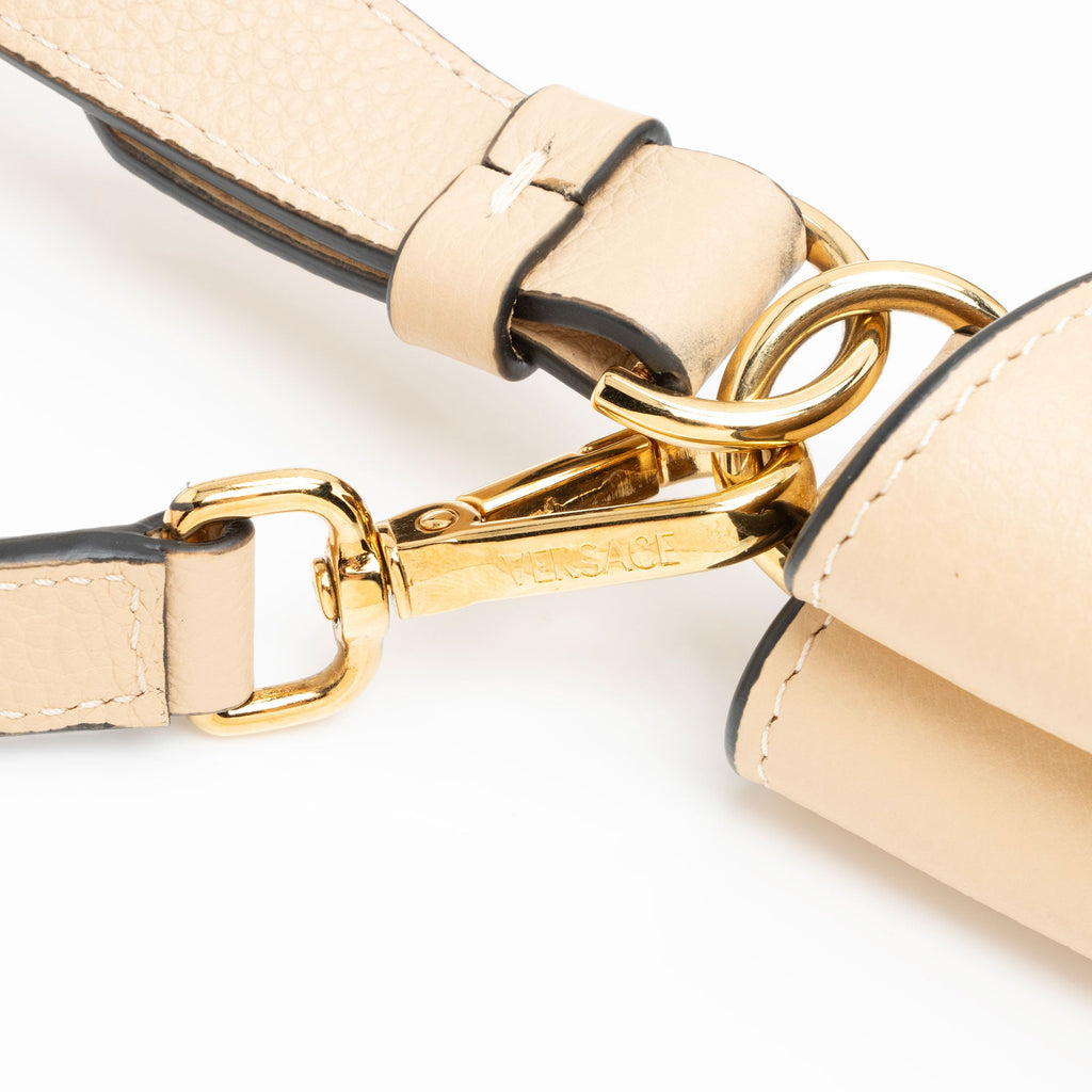Versace Calfskin Virtus Small Hobo (SHF-lH0yzP)