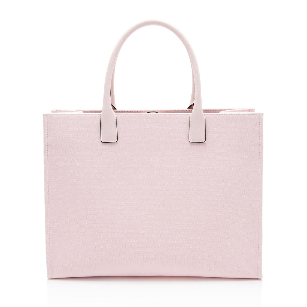 Versace Canvas La Medusa Large Tote