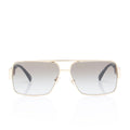 Versace Greca Cutout Rectangular Sunglasses