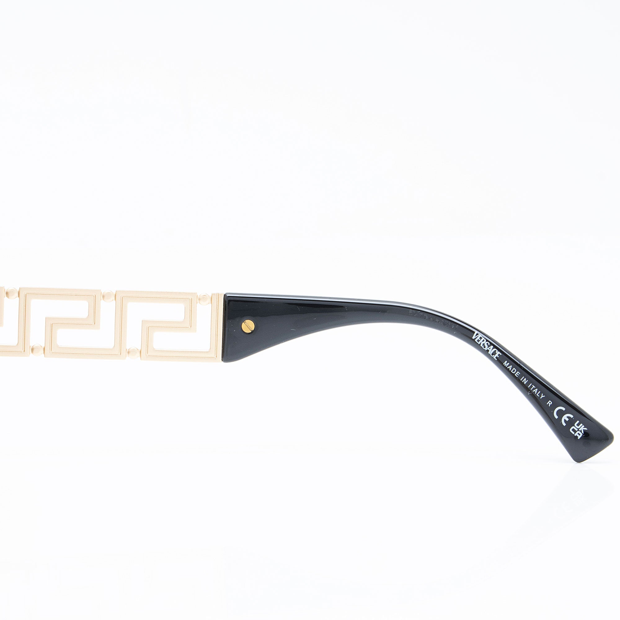Versace Greca Cutout Rectangular Sunglasses