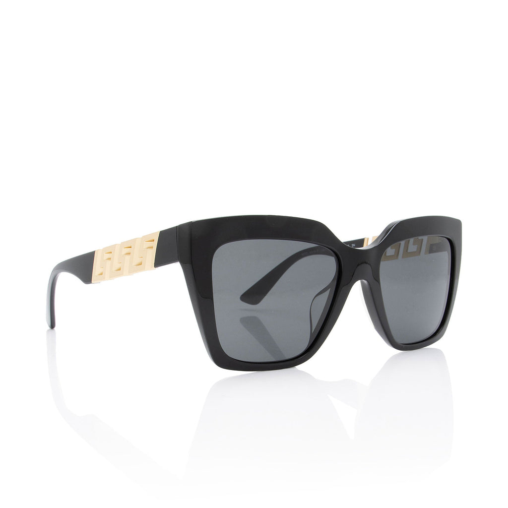Versace Greca Cutout Square Sunglasses