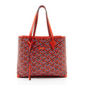 Versace La Greca Coated Canvas Medium Shopper Tote