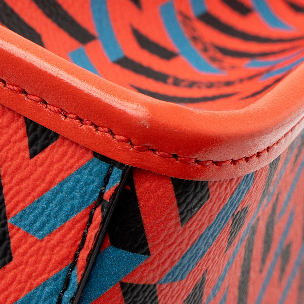Versace La Greca Coated Canvas Top Handle