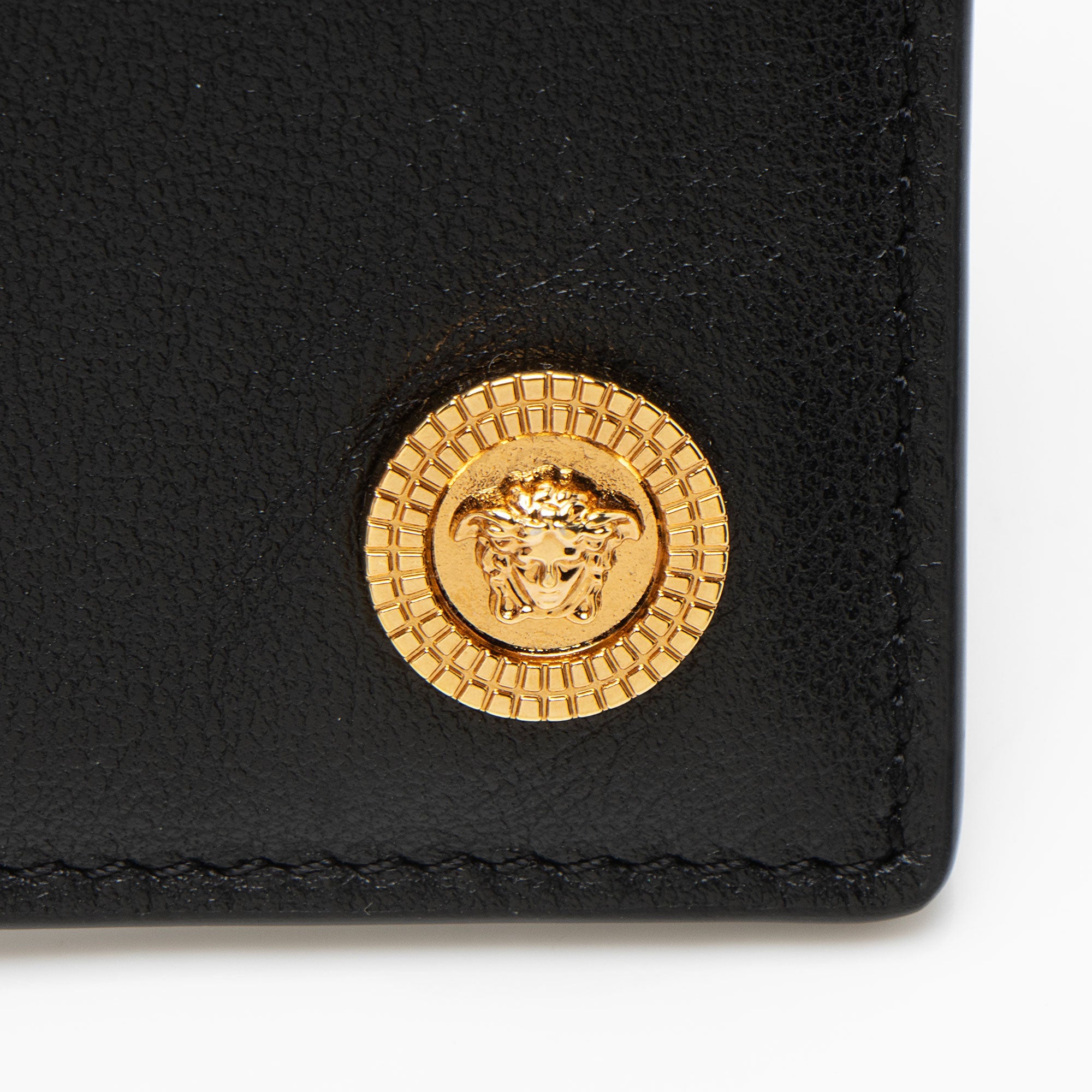 Versace Leather Medusa Biggie Card Holder