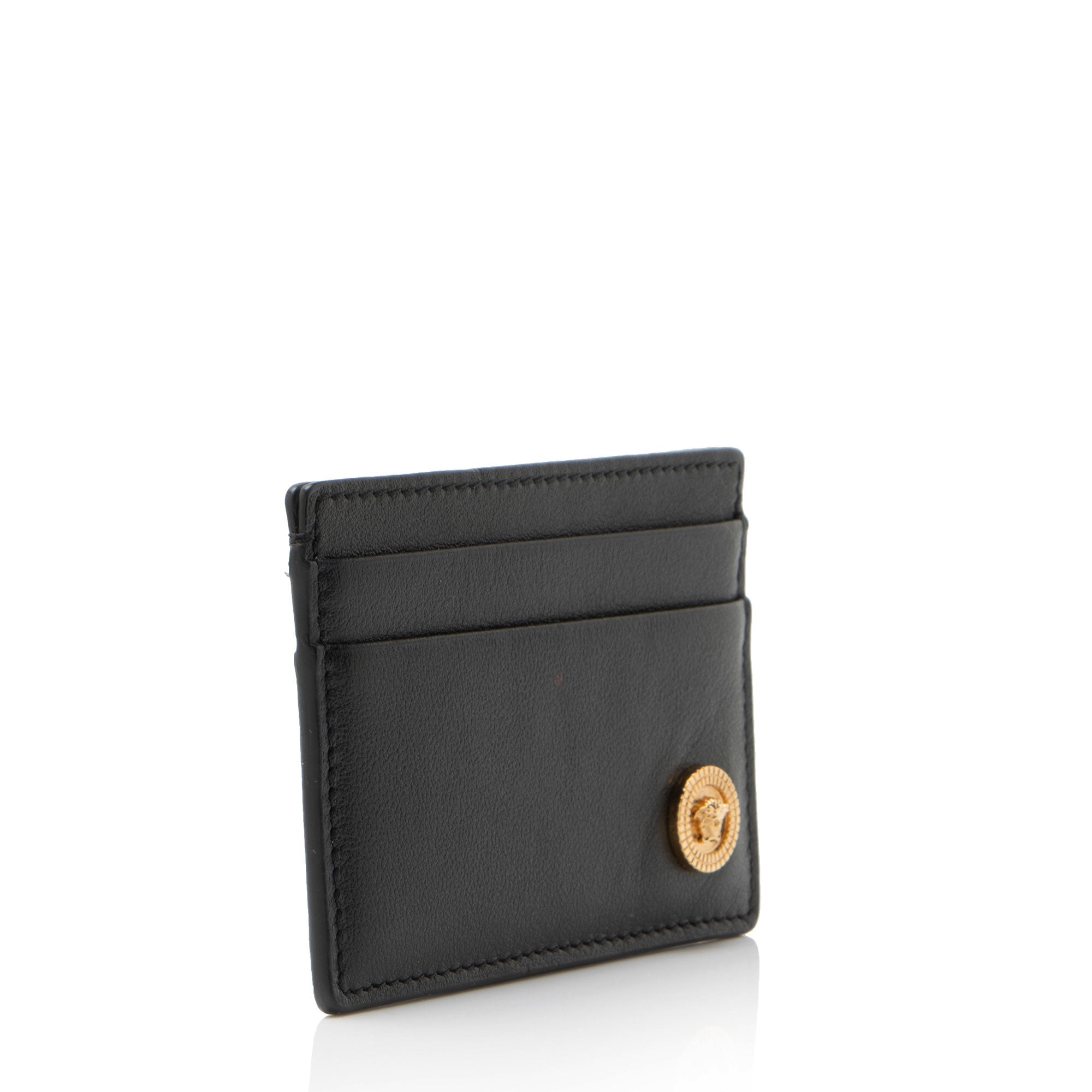 Versace Leather Medusa Biggie Card Holder