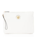 Versace Leather Medusa Wristlet