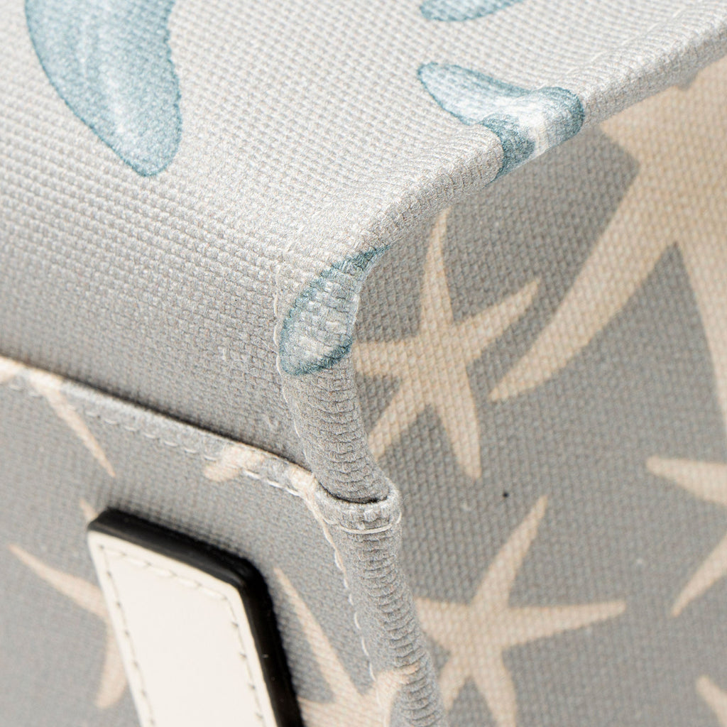 Versace Canvas Logo Barocco Sea La Medusa Large Tote