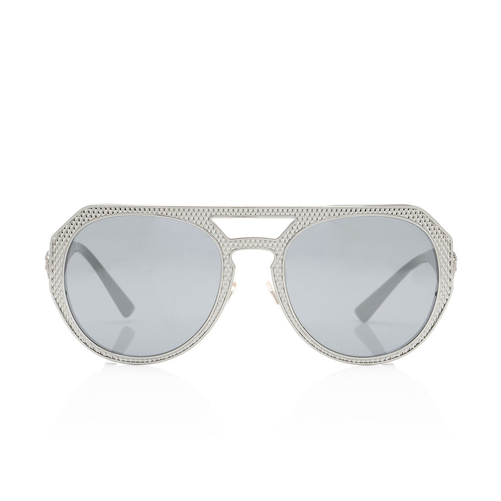 Versace Medusa Insignia Aviator Sunglasses
