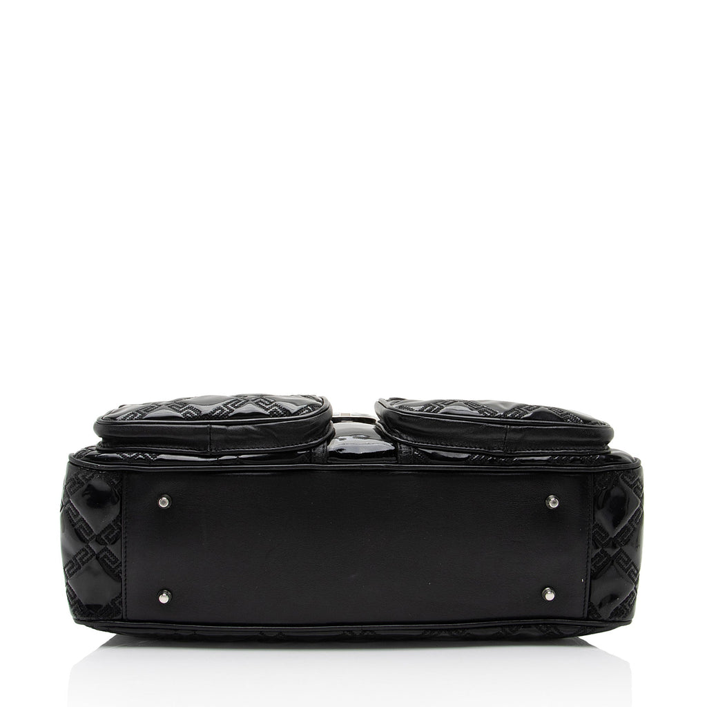 Versace Patent Leather Satchel (SHF-sprThW)
