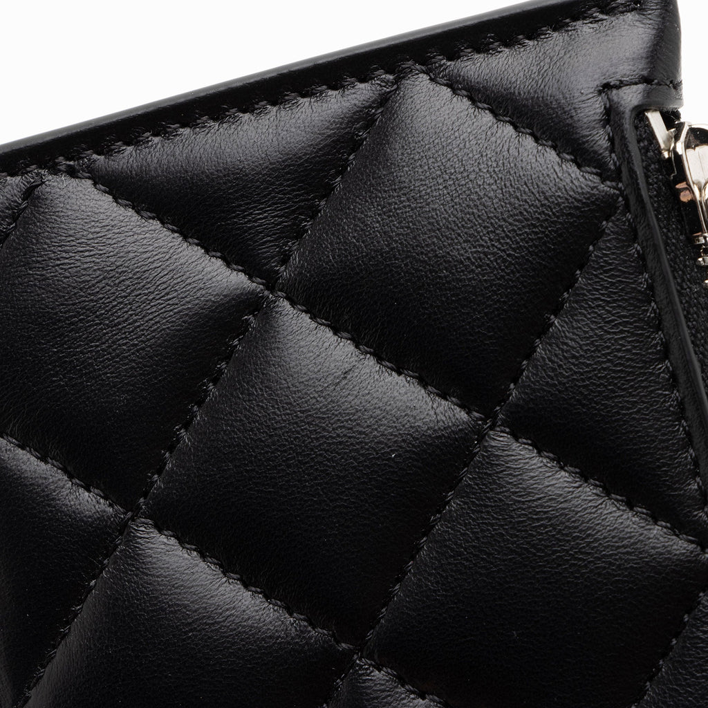 Versace Quilted Nappa La Medusa Card Holder