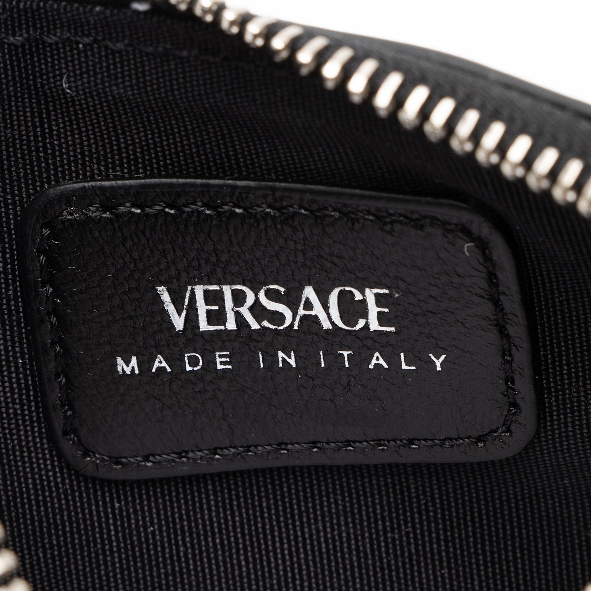 Versace Quilted Nappa La Medusa Card Holder