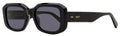 Retrosuperfuture Rectangular Sunglasses Voce VAJ Black 54mm Black