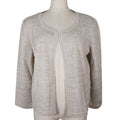 Chanel Logo Plate Cotton Cardigan P12872V00569