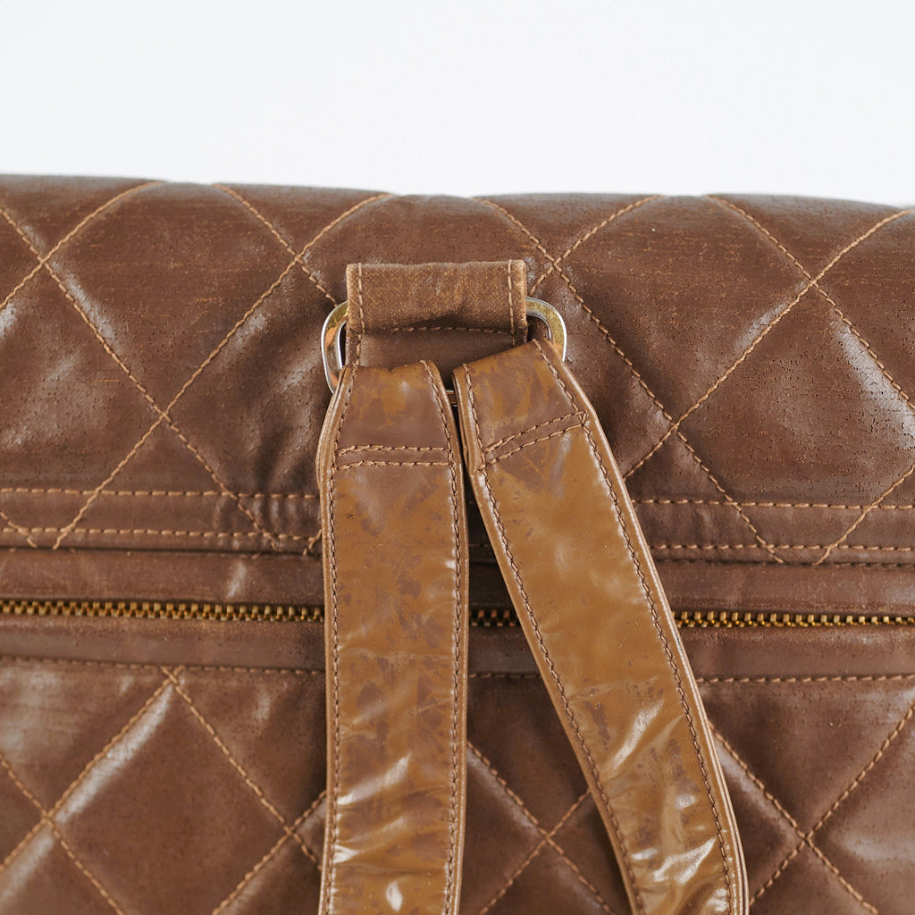 Chanel Vintage Back Pack Brown