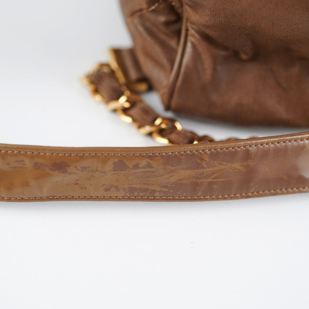 Chanel Vintage Back Pack Brown