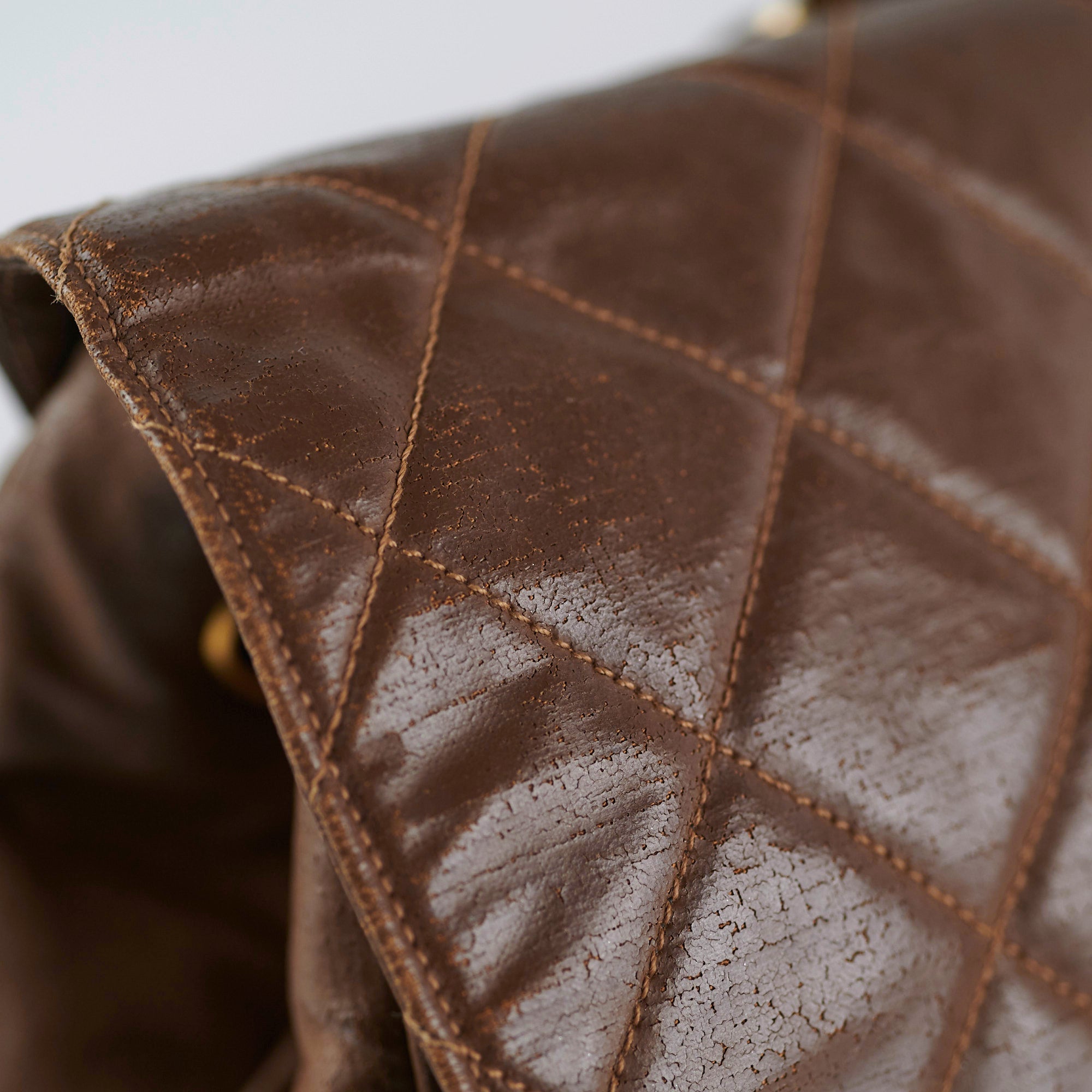 Chanel Vintage Back Pack Brown
