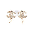 Chanel Earrings CC Pearls Drop (Costume Jewellery)