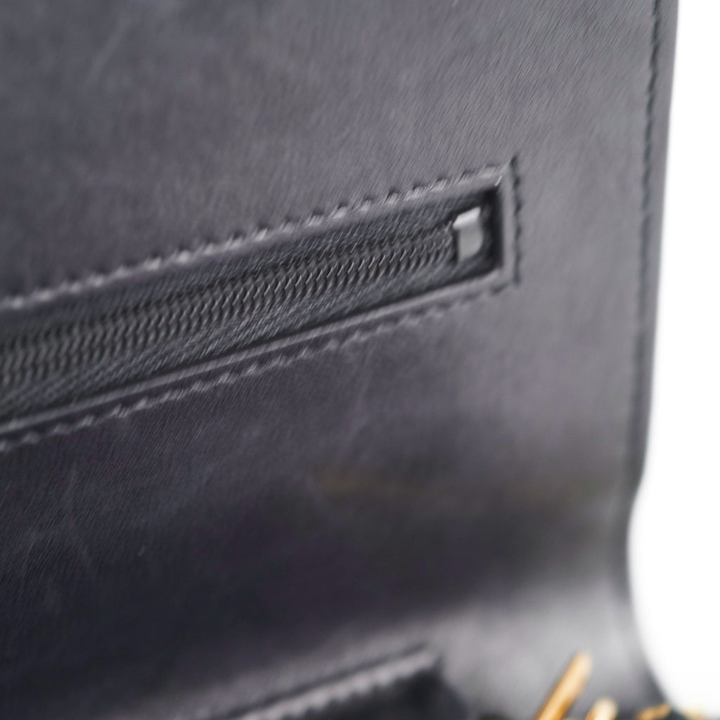 Chanel Wallet on Chain WOC Black Microchipped
