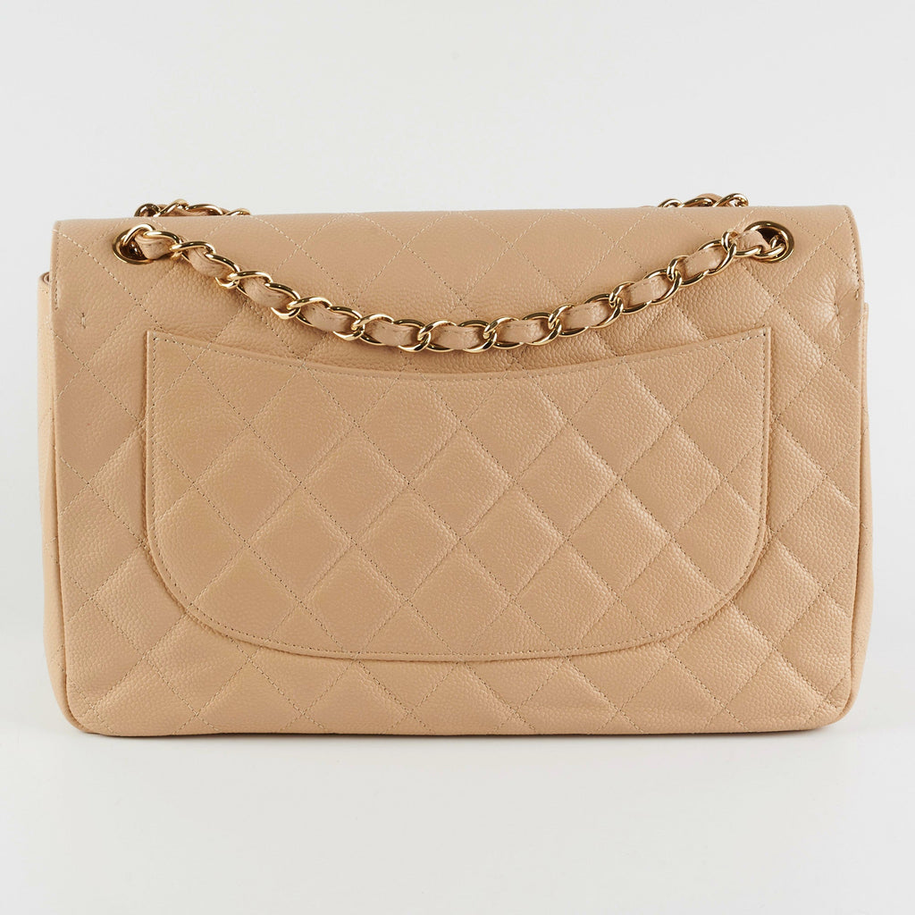 Chanel Jumbo Double Flap Light Beige