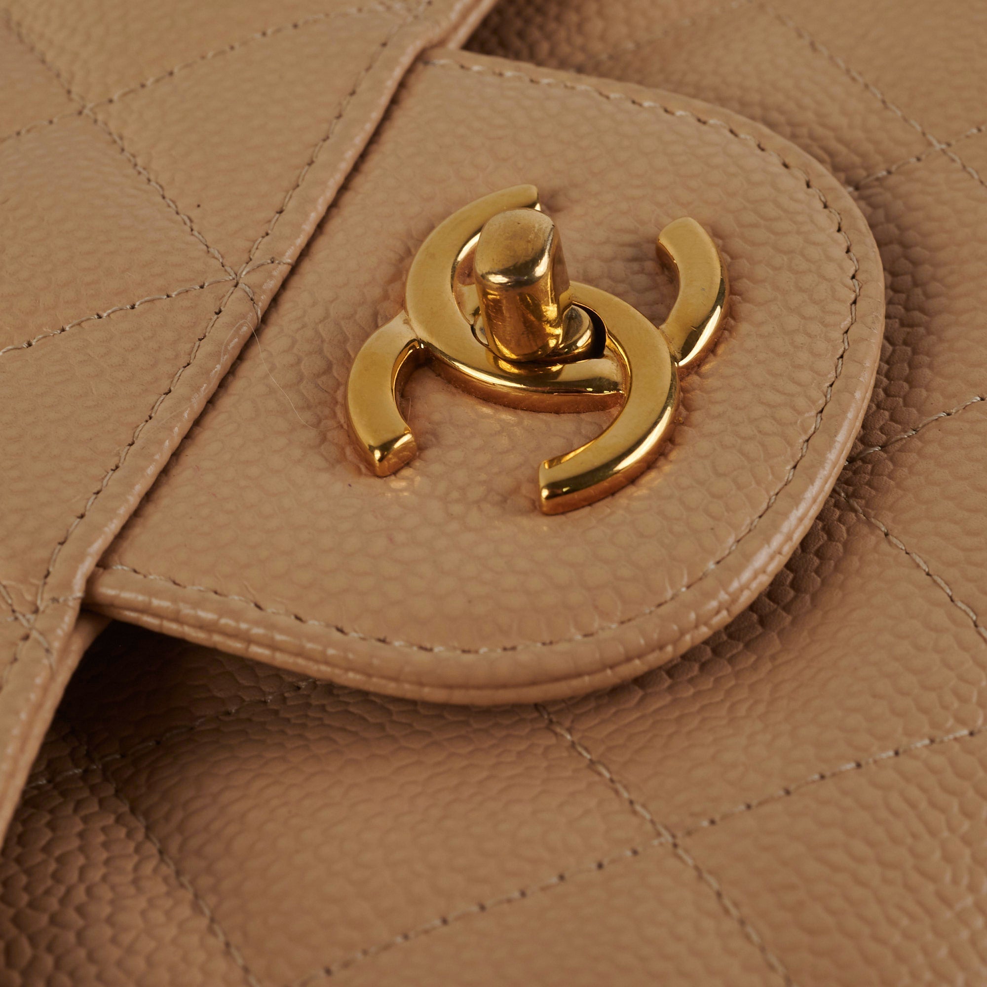 Chanel Jumbo Double Flap Light Beige