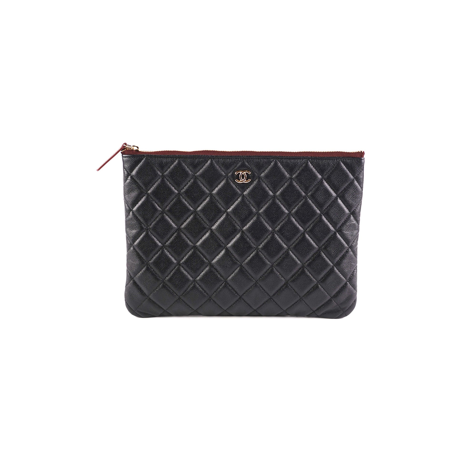 Chanel Medium Black Caviar O Case