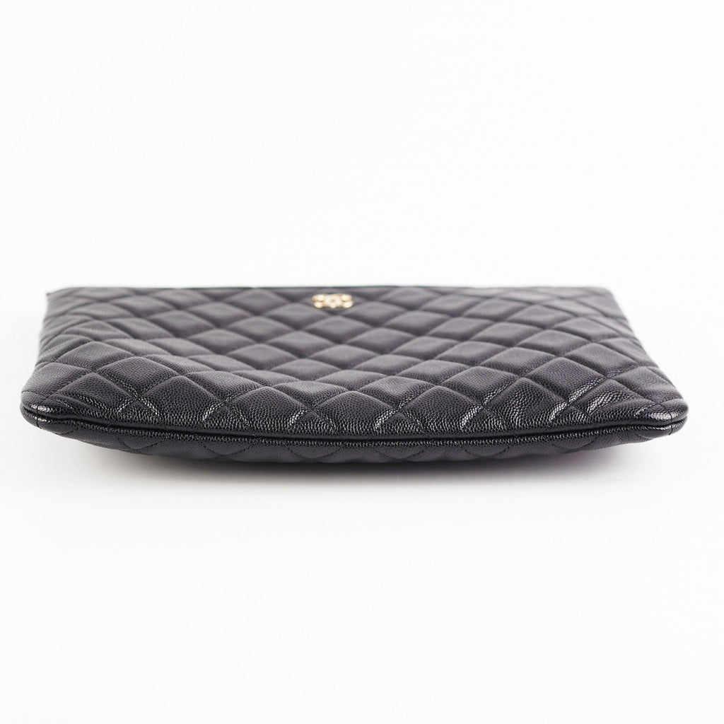 Chanel Medium Black Caviar O Case