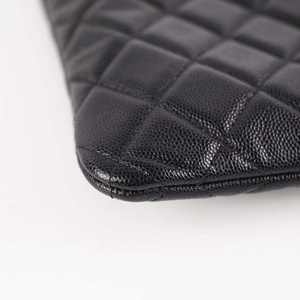 Chanel Medium Black Caviar O Case