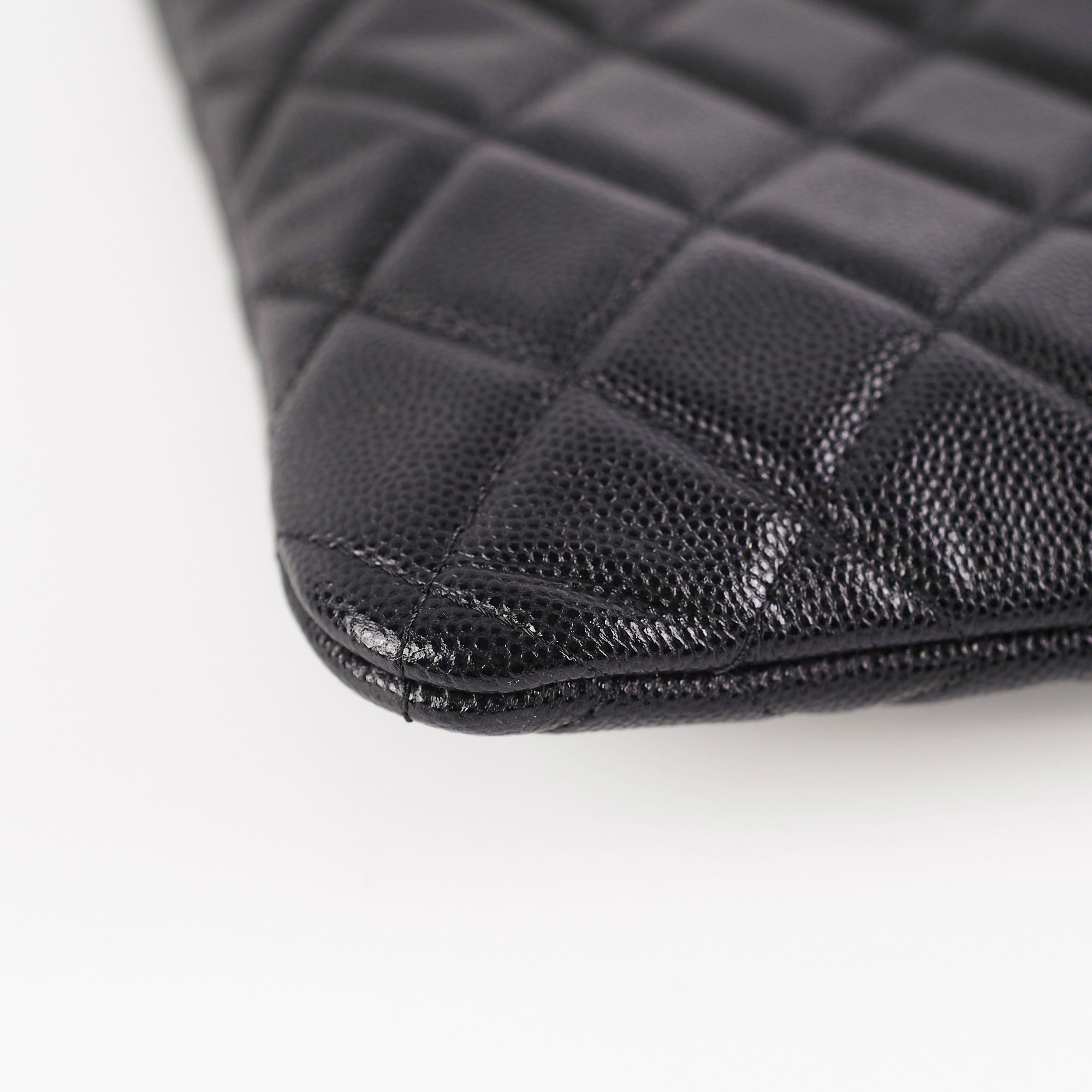 Chanel Medium Black Caviar O Case