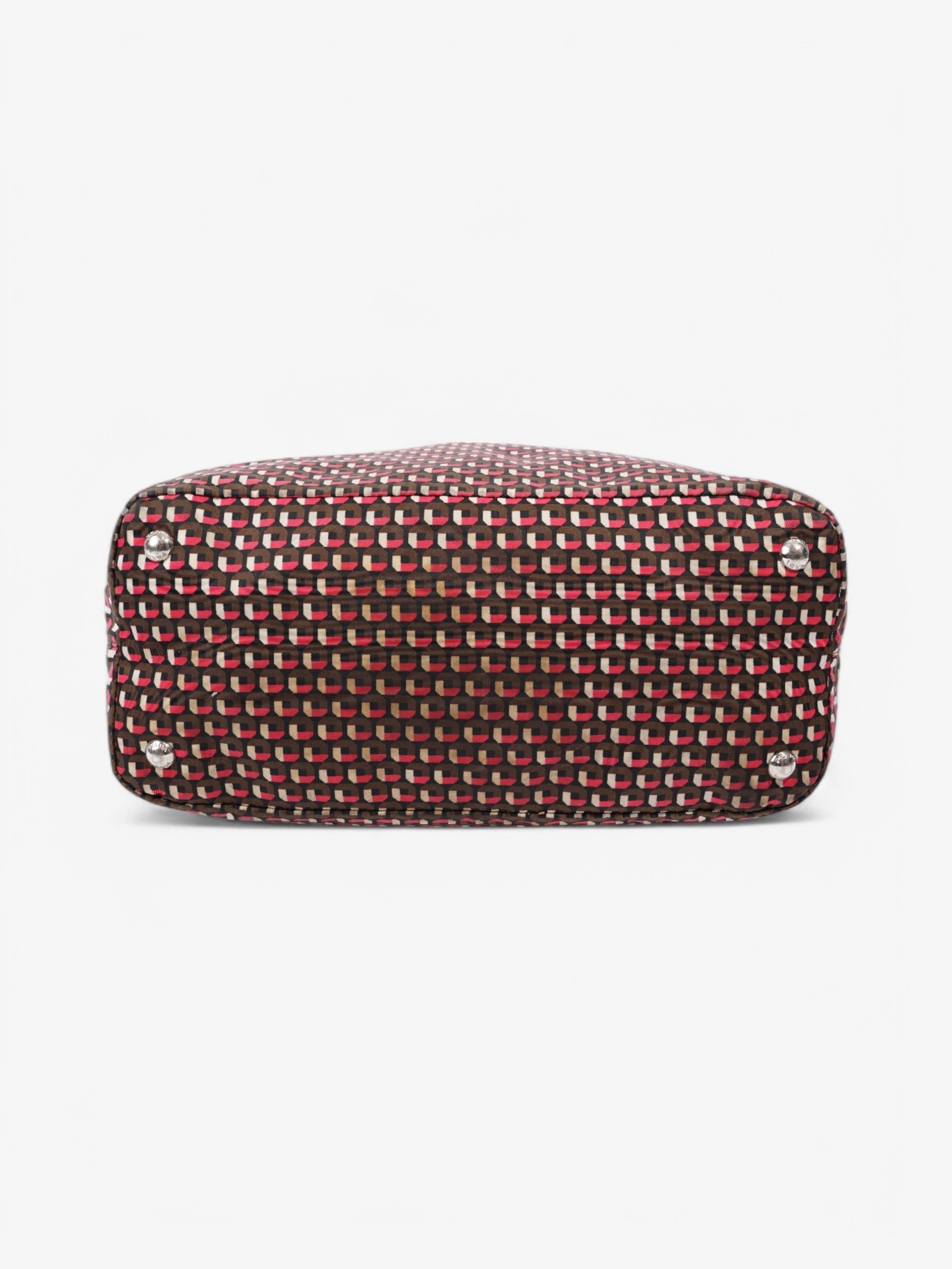 Prada Tote Brown / Pink Re Nylon