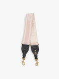 Christian Dior Embroidered Strap Beige / Rose Canvas