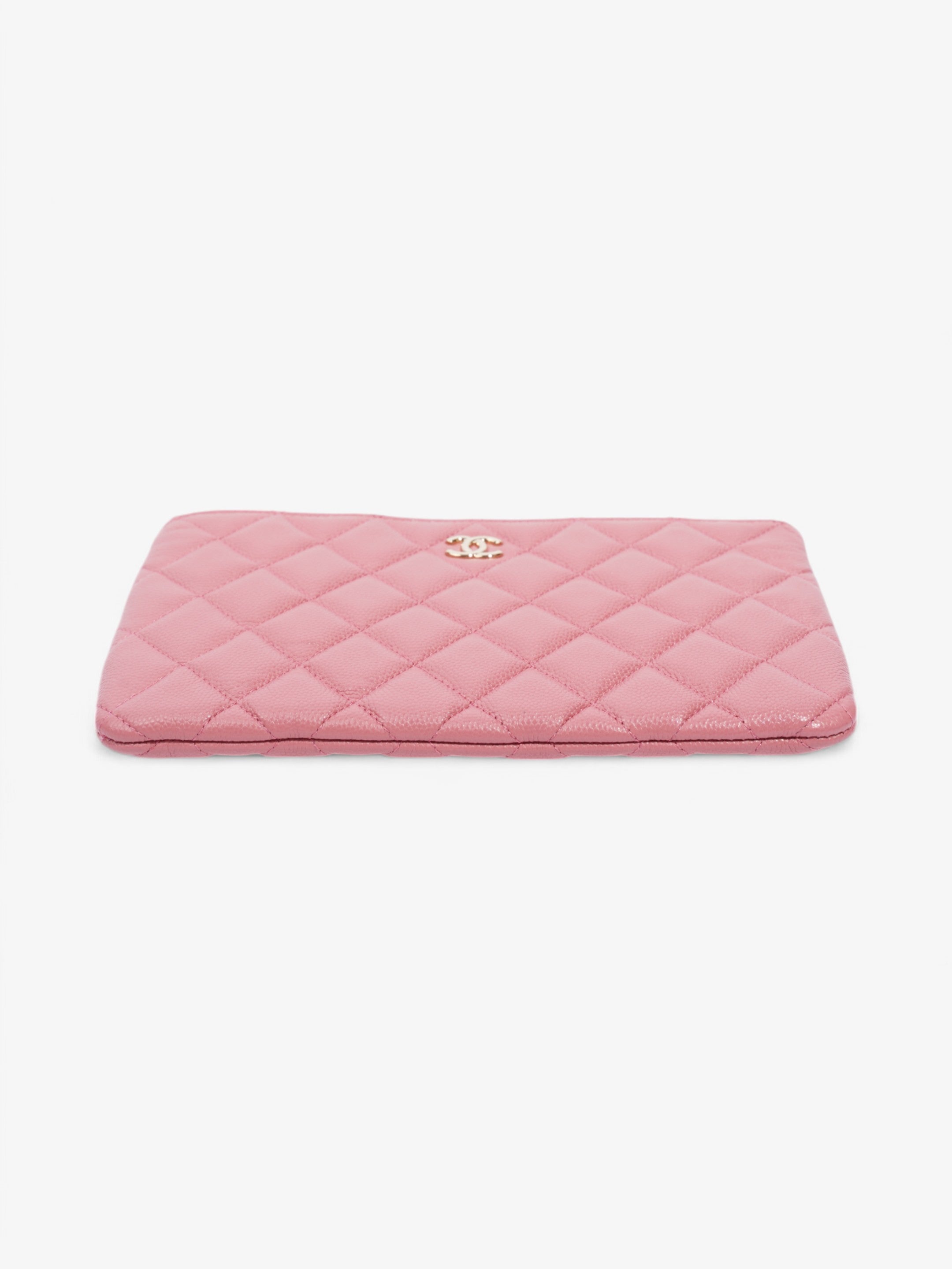 Chanel Coin and Card Purse Pink Caviar Leather
