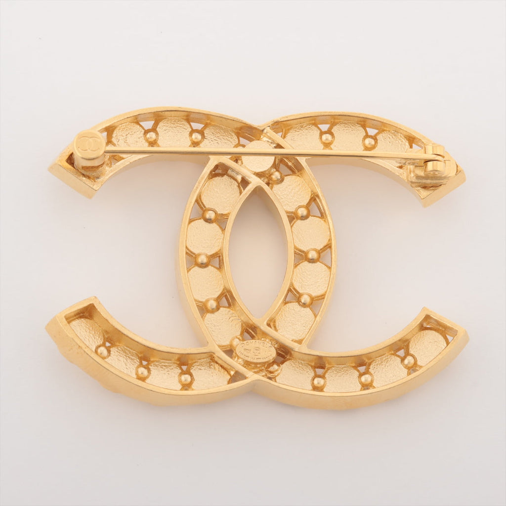 Chanel Coco Logo Gold 22A Brooch