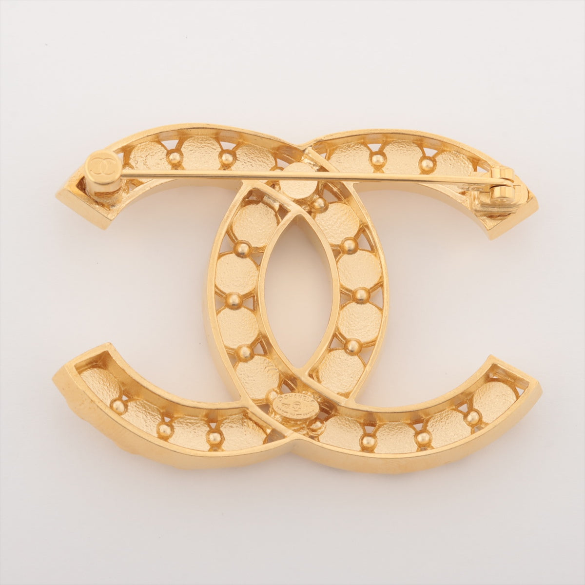 Chanel Coco Logo Gold 22A Brooch
