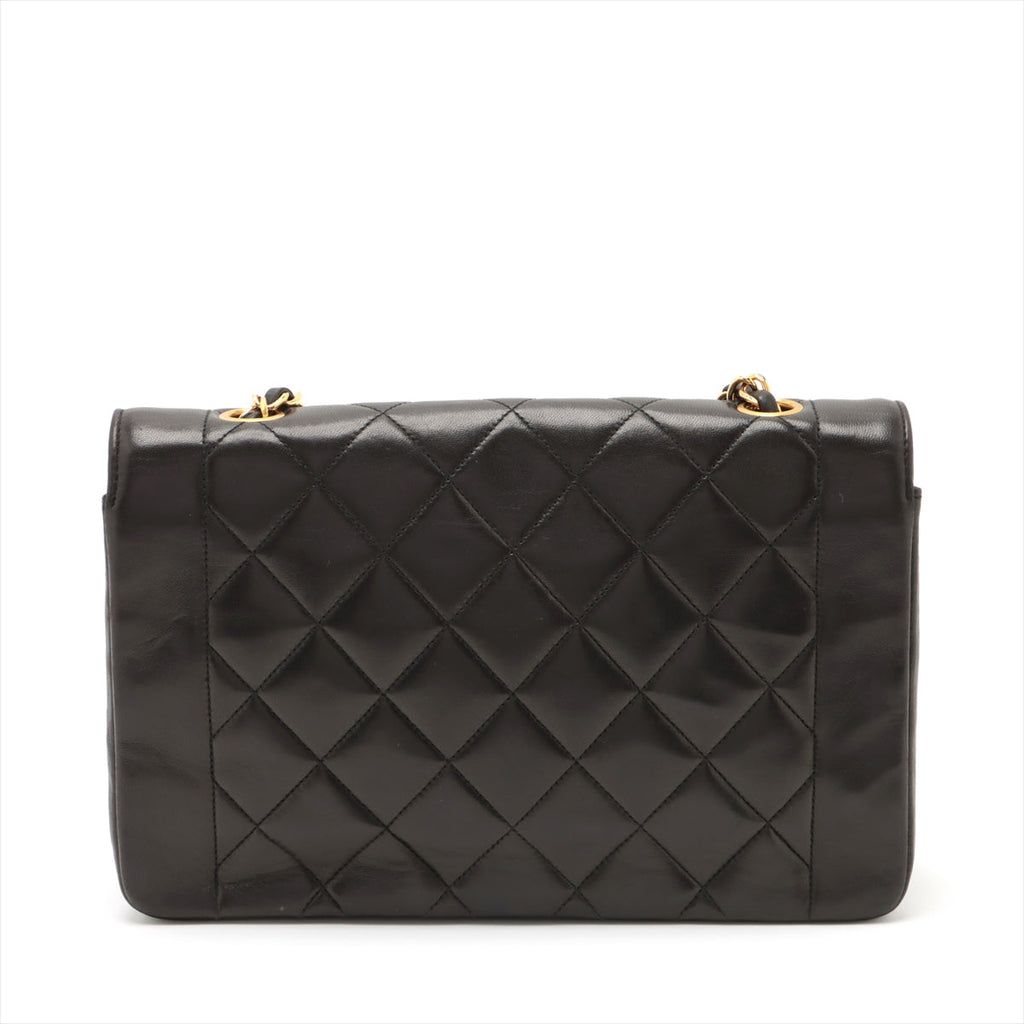 ITEM 15 - Chanel Medium Vintage Diana Lambskin Black - Series 2