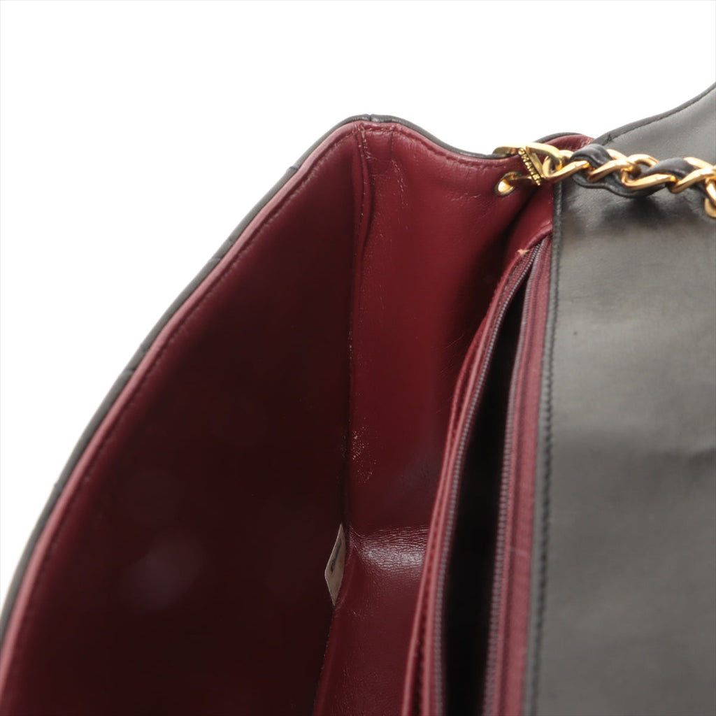 ITEM 15 - Chanel Medium Vintage Diana Lambskin Black - Series 2