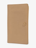 Chanel Button Wallet Beige Leather