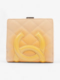 Chanel Cambon Line Wallet Beige Leather