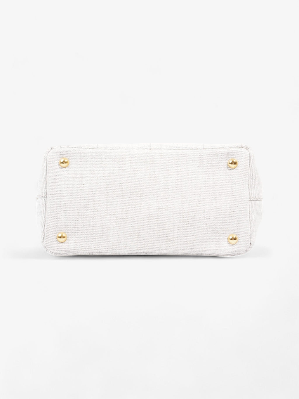 Prada Canapa Tote Grey Denim